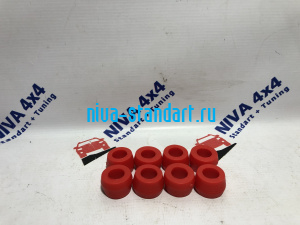 21010-2906231	втулка амортизатора задней подвески полиуретан (8шт) красный
