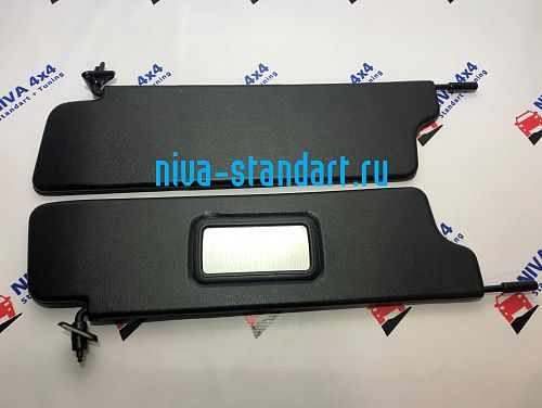 21213-8204010/11 козырьки черные с зеркалом